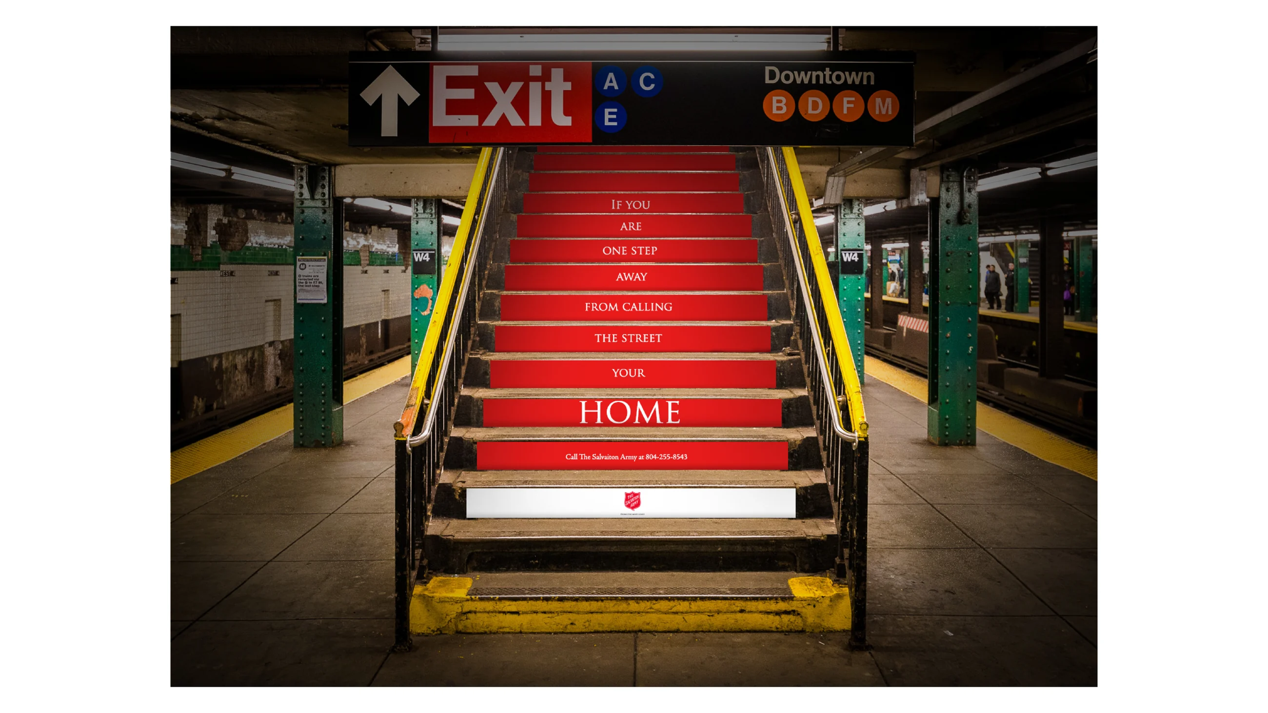 Salvation Army Signs of Hope program advertising