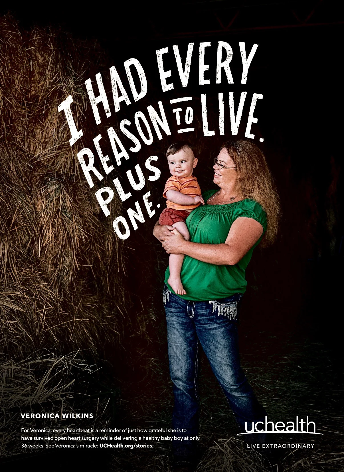 UCHealth Live Extraordinary print advertisement